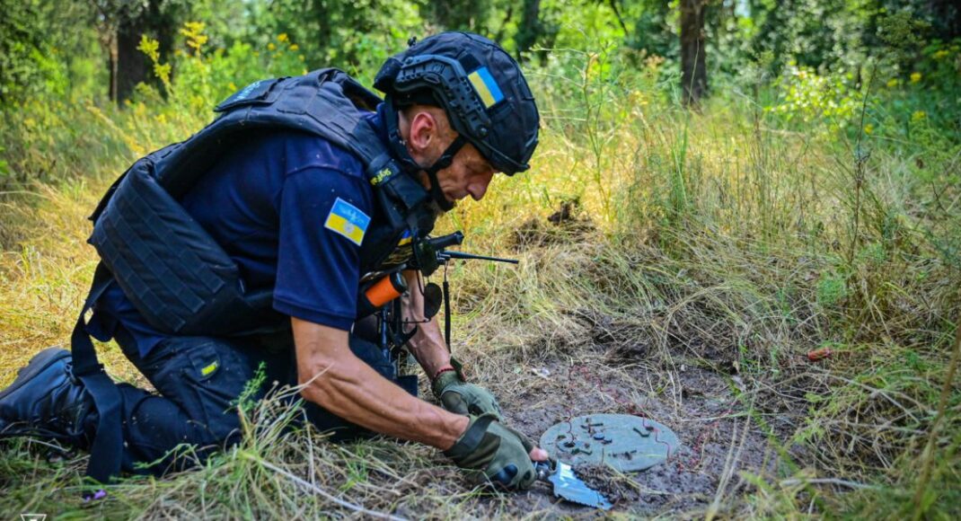 Понад 220 вибухонебезпечних предметів виявили минулого тижня на території Донеччини