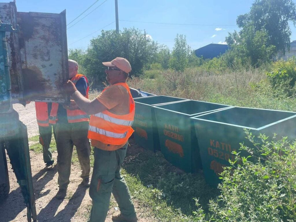 заміна контенерів у краматорській громаді 3