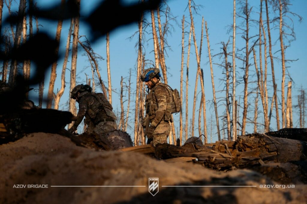 Бойові будні піхоти Азову в Серебрянському лісництві 5