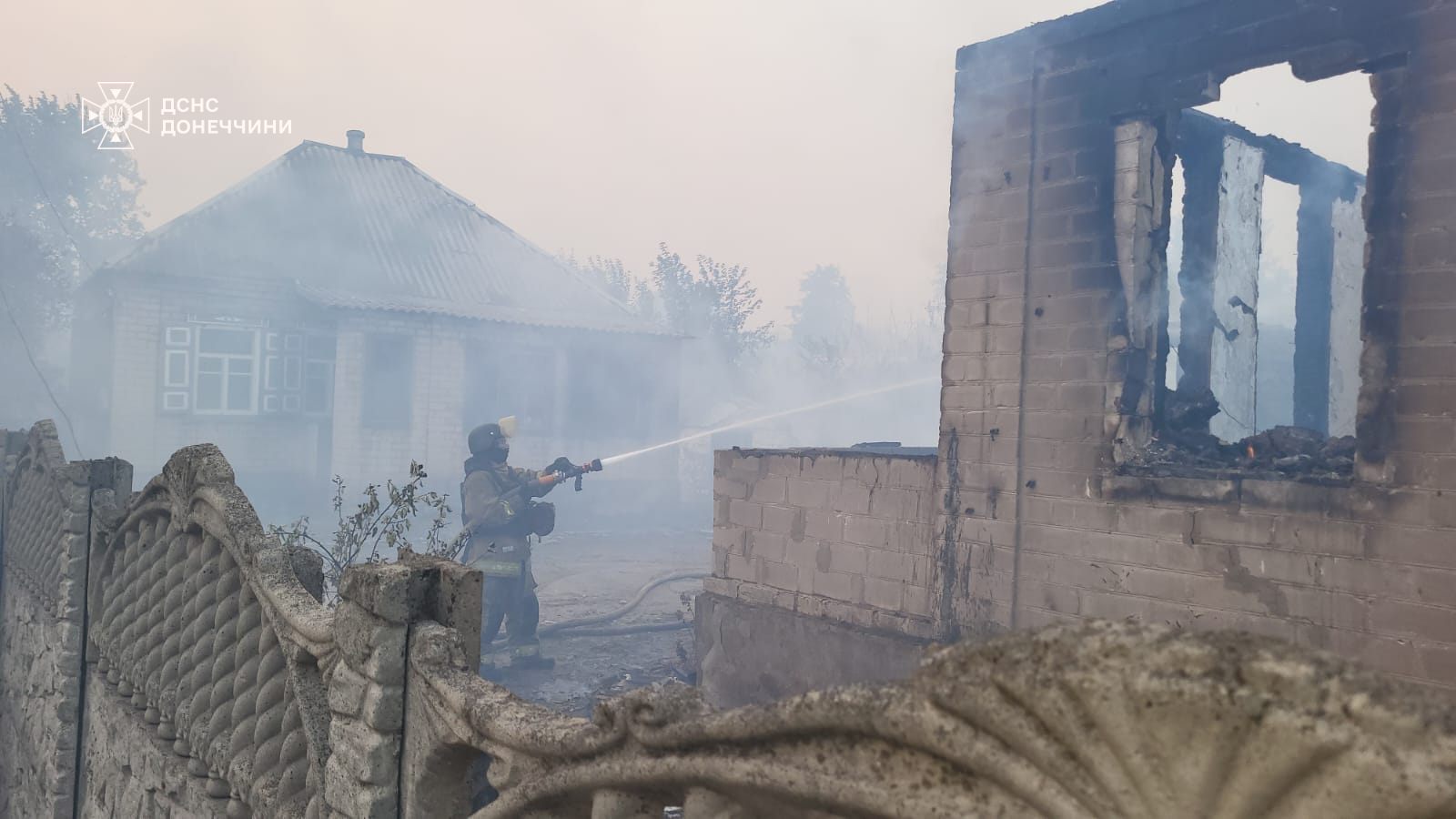 На Донеччині рятувальники другу добу приборкують масштабну лісову пожежу у "Святих Горах" (фото)