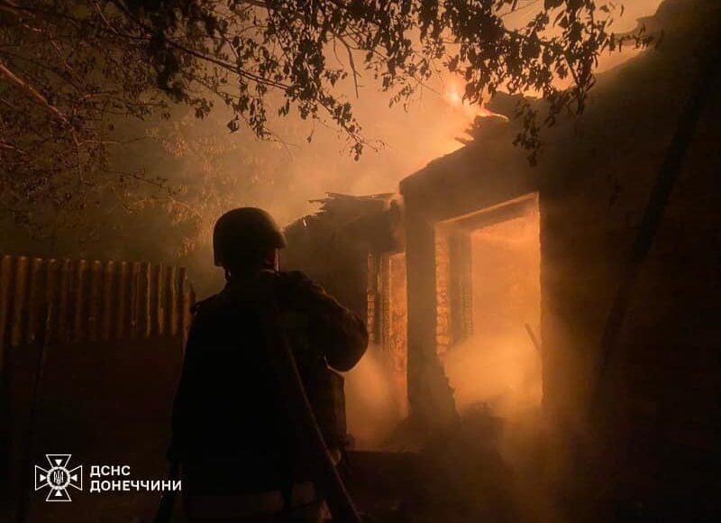 Рятувальники Донеччини ліквідували 36 пожеж за минулу добу