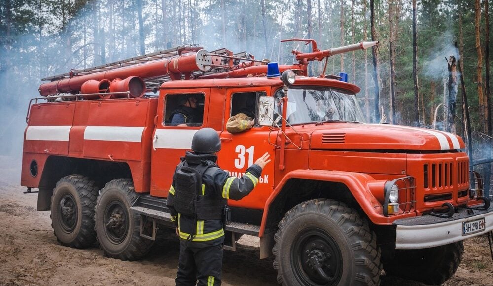 Спасатели рассказали о масштабах ликвидированного лесного пожара на территории национального парка "Святые горы" (фото)