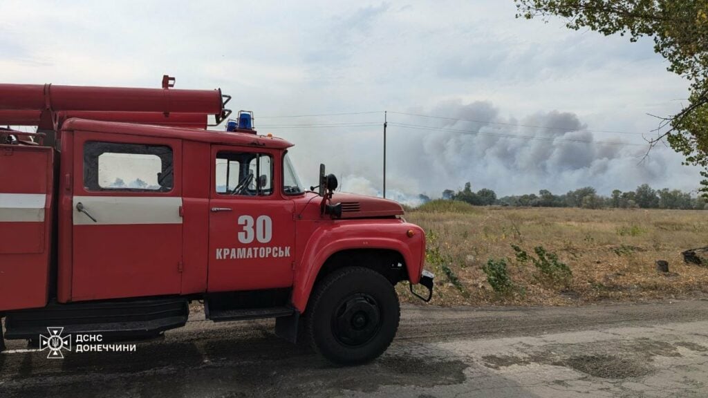 Рятувальники розповіли про масштаби ліквідованої лісової пожежу на території національного парку "Святі гори" (фото)