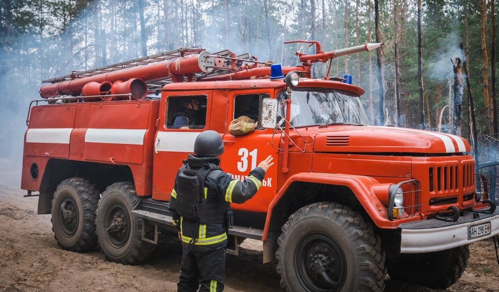 Рятувальники розповіли про масштаби ліквідованої лісової пожежу на території національного парку "Святі гори" (фото)