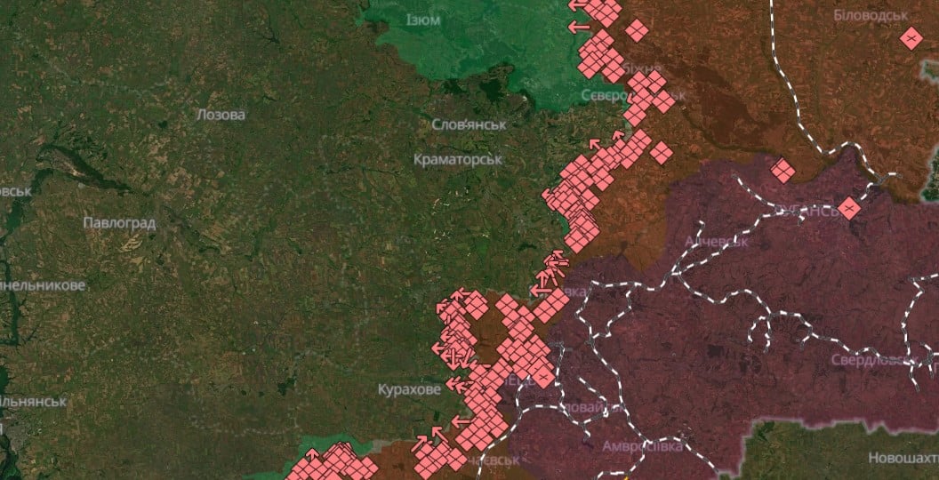 Ворог просунувся біля Водяного, Старомайорського та у Крутому Яру, — DeepState