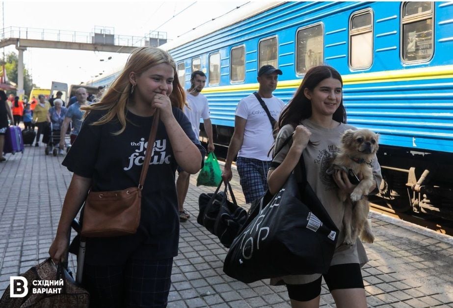 евакуація з Донеччини