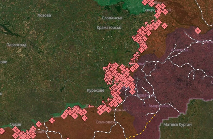 Ворог просунувся і на Донеччині, і на Луганщині