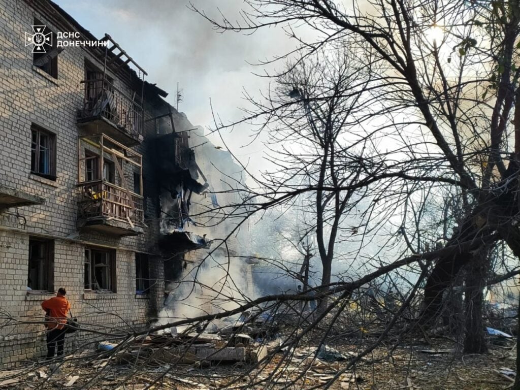 Минулої доби рятувальники залучались до ліквідації наслідків обстрілу Олексієво-Дружківки