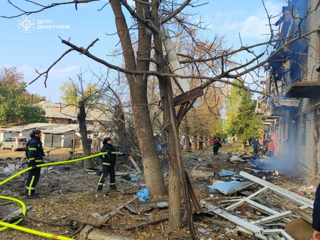 Минулої доби рятувальники залучались до ліквідації наслідків обстрілу Олексієво-Дружківки