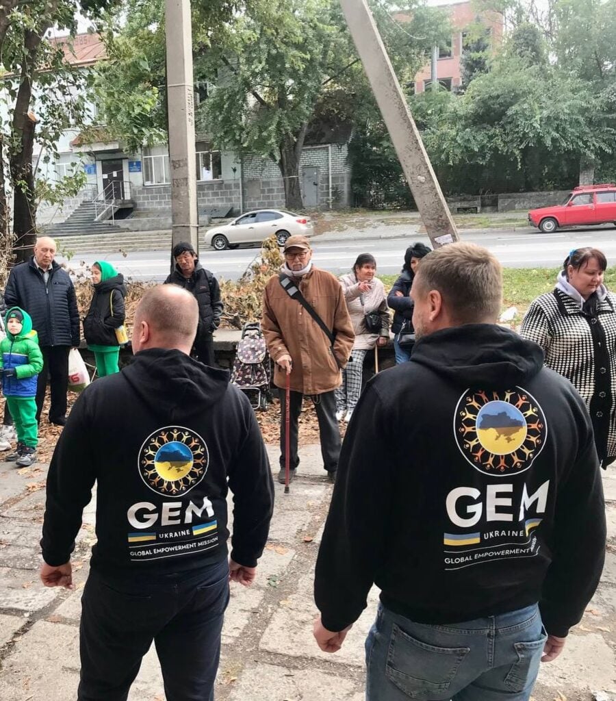 Семейные наборы от GEM и HGBF выдавали в центре поддержки ВПЛ Волновахского района в Днепре.