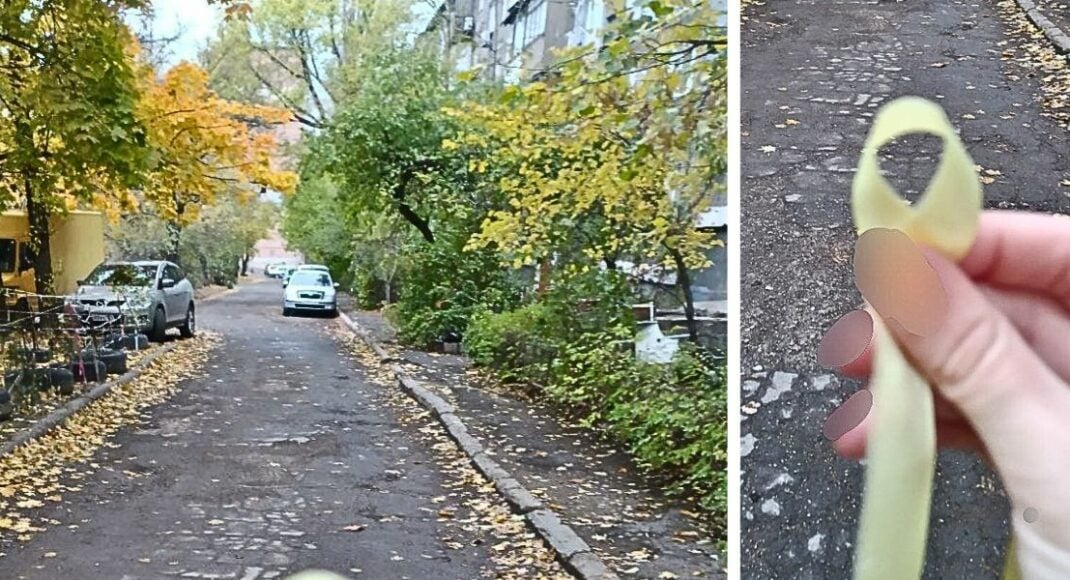 Символи спротиву з'явилися в окупованому Алчевську (фото)