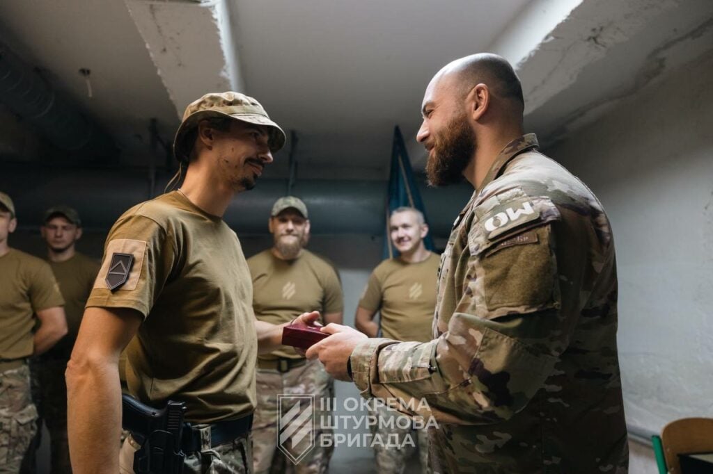 нагородження бійців Протитанкового батальйону Третьої окремої штурмової бригади 2