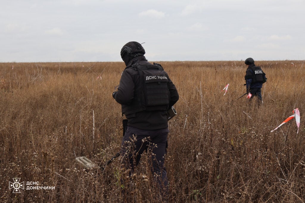 На Донеччині піротехніки ДСНС вилучили мінометну міну та артилерійські снаряди