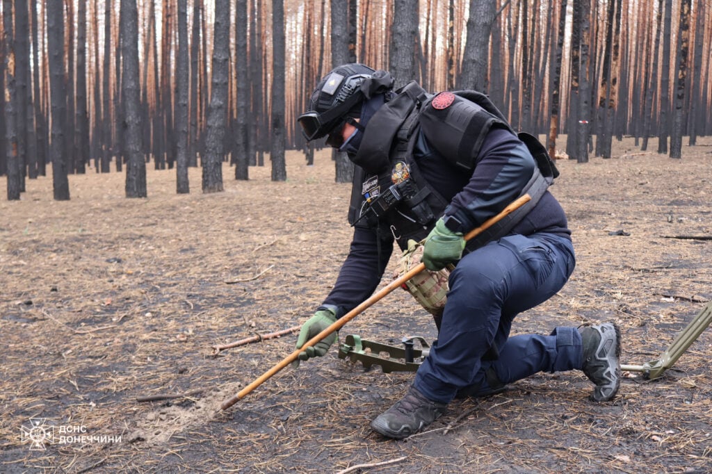 На Донеччині за тиждень піротехніки ДСНС знищили 127 вибухонебезпечних предметів