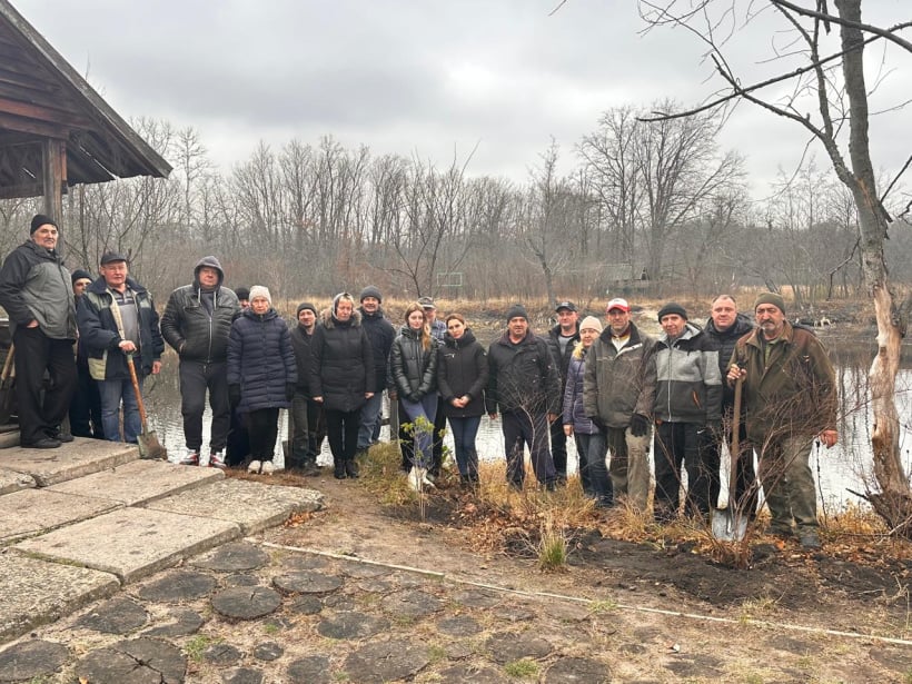 У Нацпарку «Святі гори» висадили саджанці дерев