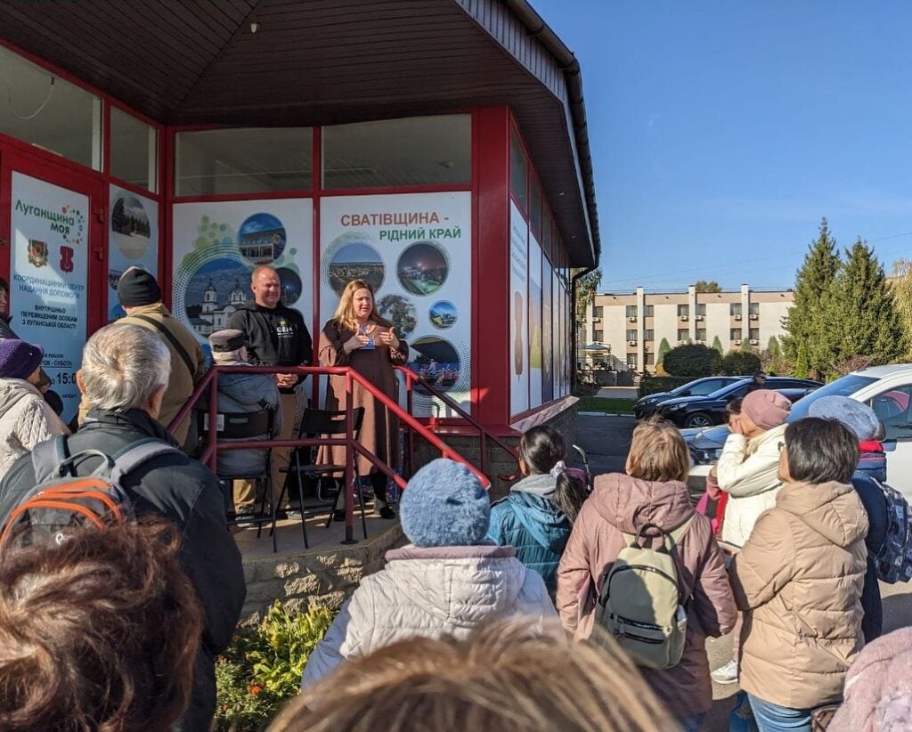 У Броварах переселенці з Луганщини отримали гуманітарну допомогу від GEM та HGBF 2