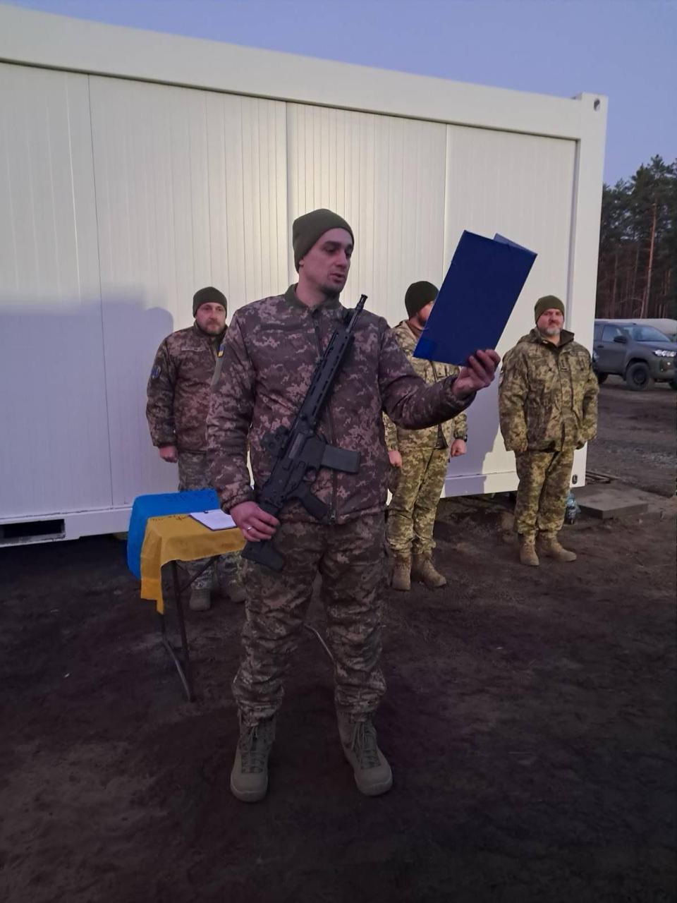 Військову присягу склали у Польщі добровольці Українського легіону