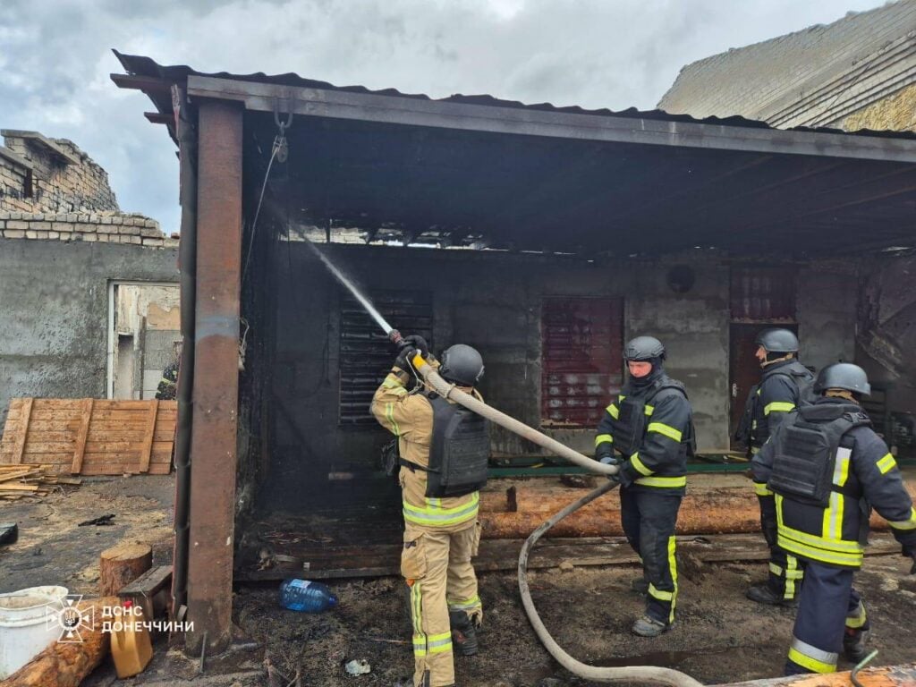 пожары в Донецкой области