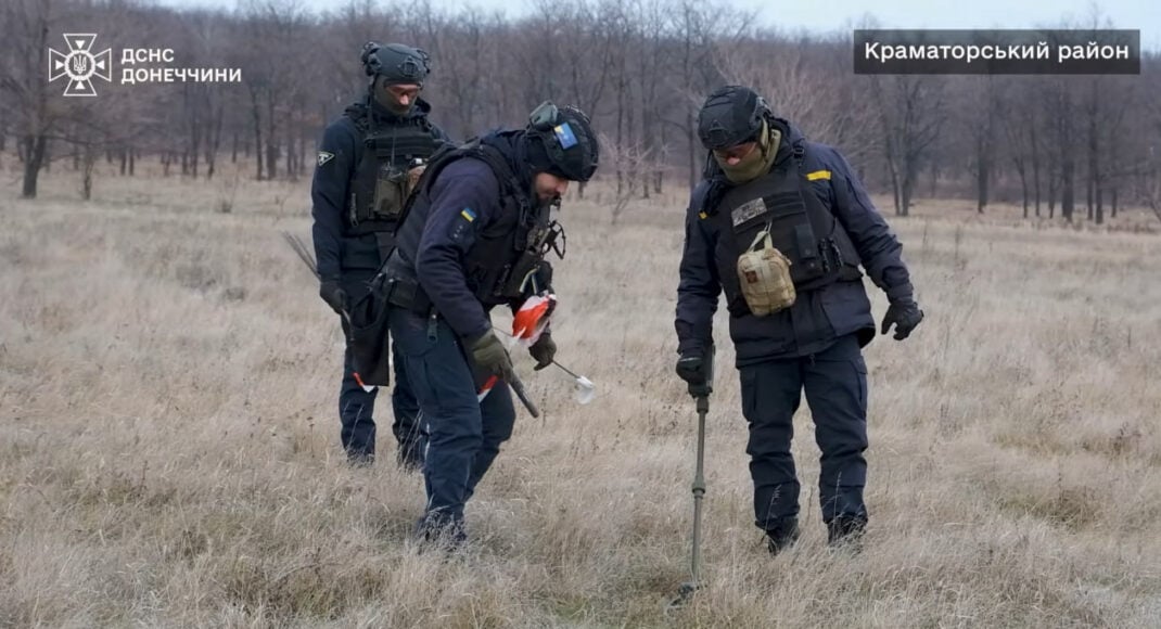 Минулого тижня сапери ДСНС на Донеччині знищили 89 вибухонебезпечних предметів (відео)