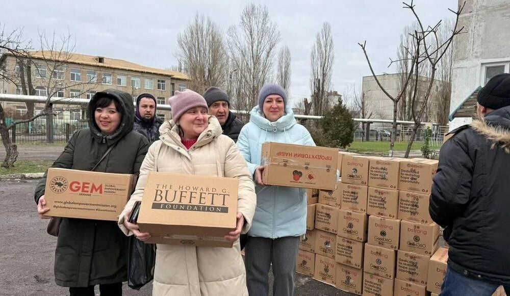 В Павлограде ВПЛ из Донецкой области получили помощь от GEM (фото)