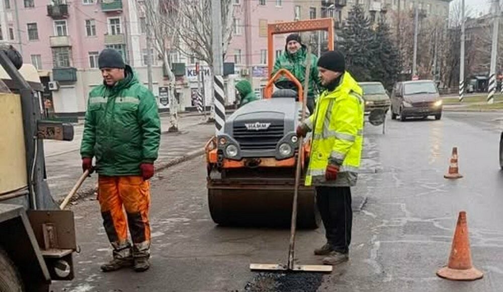 В Краматорске вовремя ремонтируют дороги