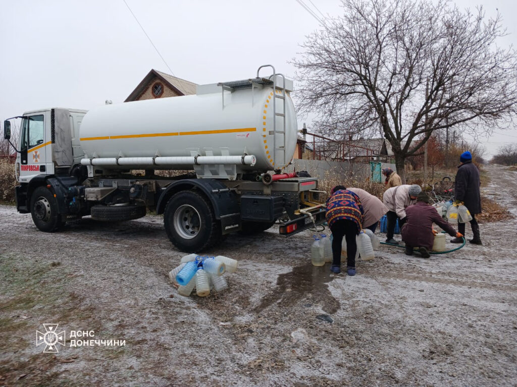 Минулої доби рятувальники доставили питну воду мешканцям Костянтинівки