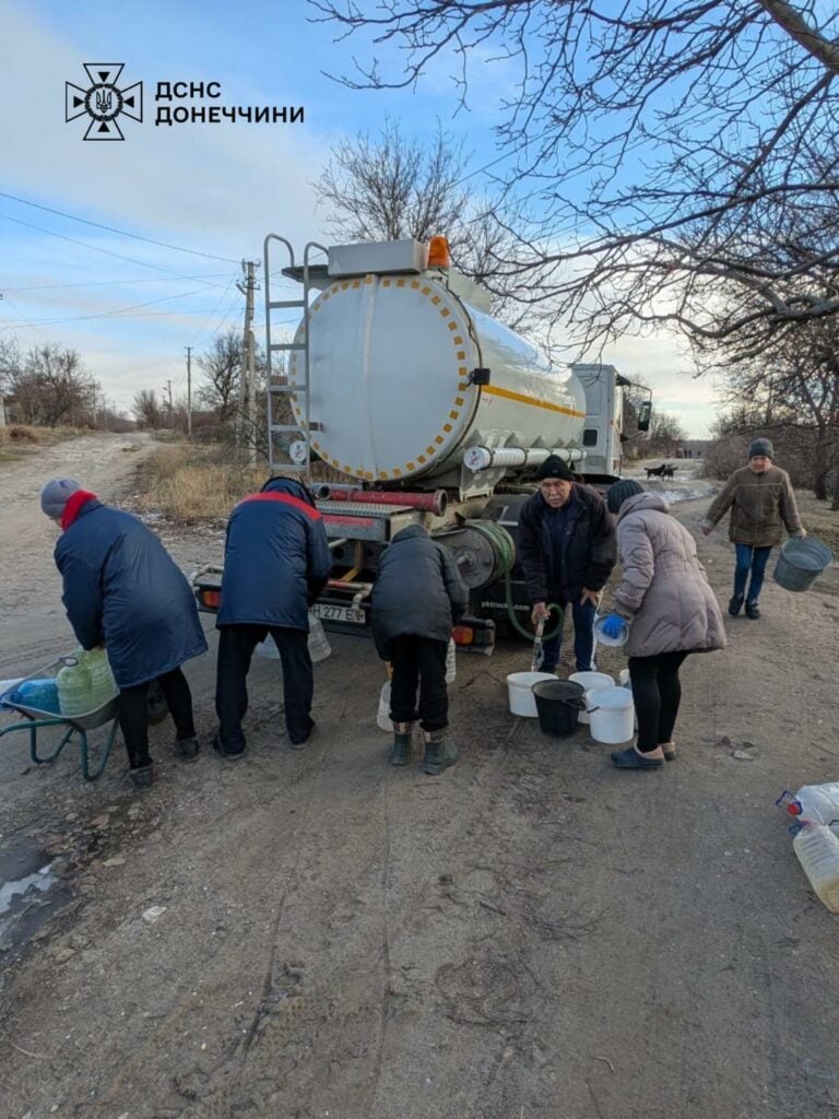 Рятувальники підвезли 127 тонн води мешканцям Костянтинівки