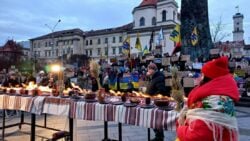 У Львові провели акцію на підтримку полонених "Третє Різдво в полоні" (фото)