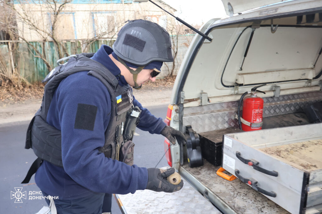 В одном из деоккупированных сел Лиманского общества обнаружили ручную гранату