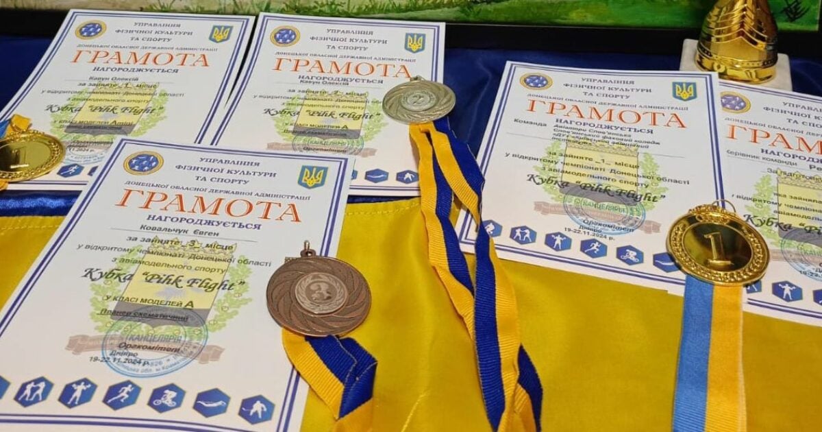 "Авіатори Слов’янська" перемогли у відкритому чемпіонаті Донеччини з авіамодельного спорту (відео)