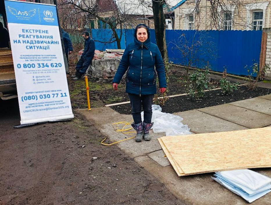 Благодійники передали будівельні матеріали мешканцям Покровської громади