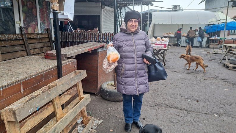 Переселенка из Макеевки Валентина, Мирноград, Донецкая область.