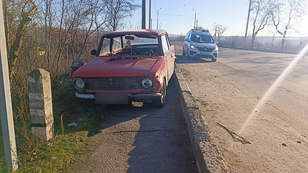 У Краматорську водій з ознаками сп’яніння вчинив ДТП