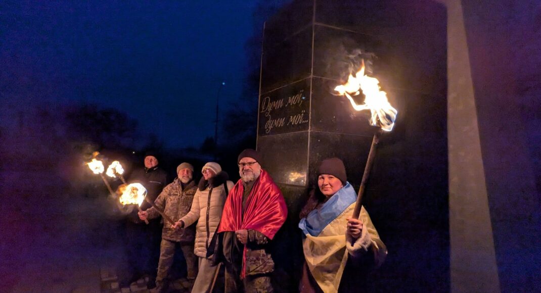 В Славянске на Донетчине отметили день рождения Степана Бандеры (фото)