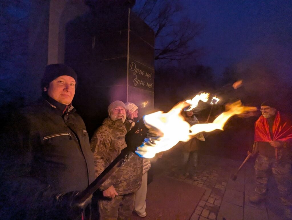 У Слов'янську на Донеччині відзначили день народження Степана Бандери