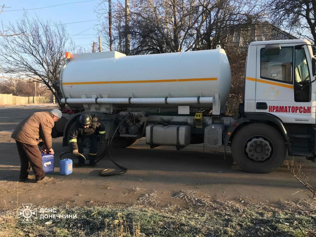 подвоз воды в Донецкой области