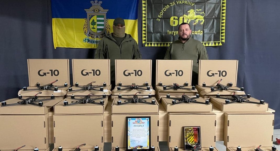 Ще понад 200 FPV-дронів від Рубіжанської громади отримали бійці Інгулецької бригади