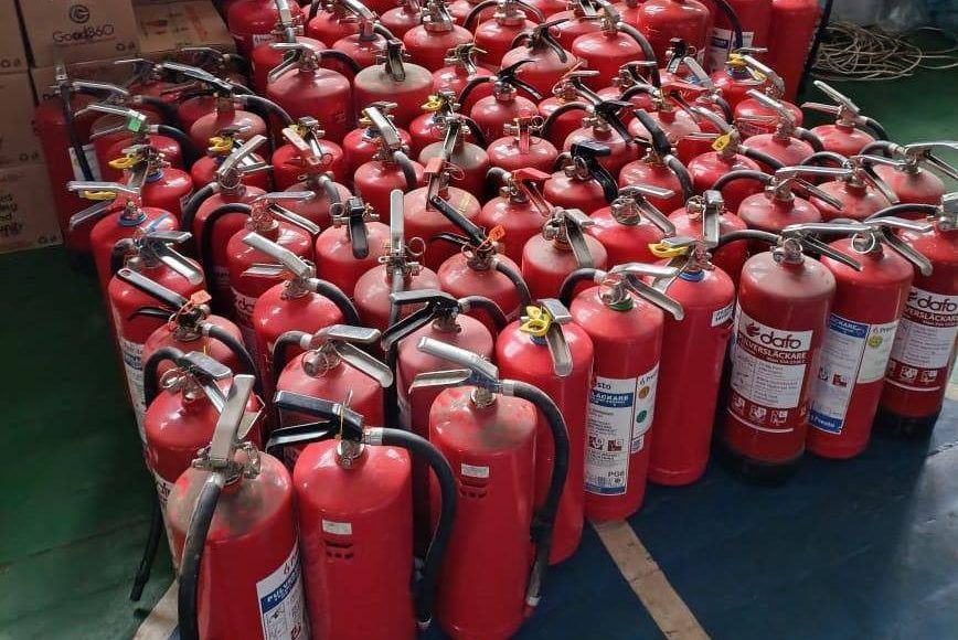 Громадам Покровщини передали партію вогнегасників від благодійників