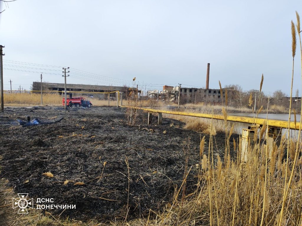 Рятувальники Слов'янська боролися з 6 пожежами на відкритих територіях