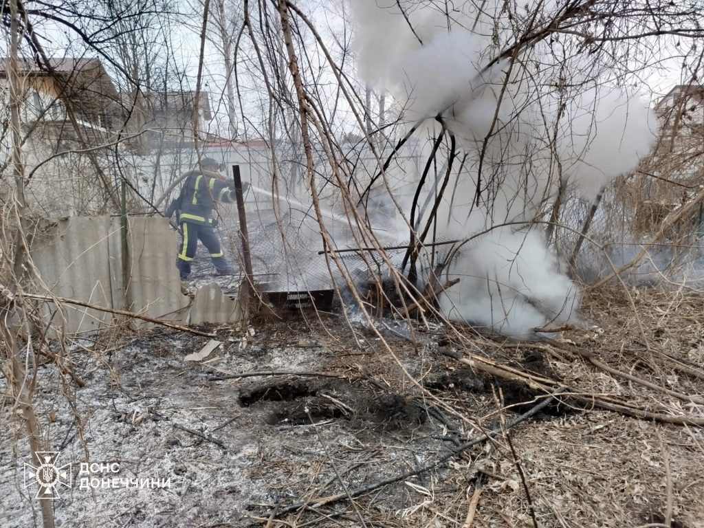 Рятувальники Слов'янська боролися з 6 пожежами на відкритих територіях