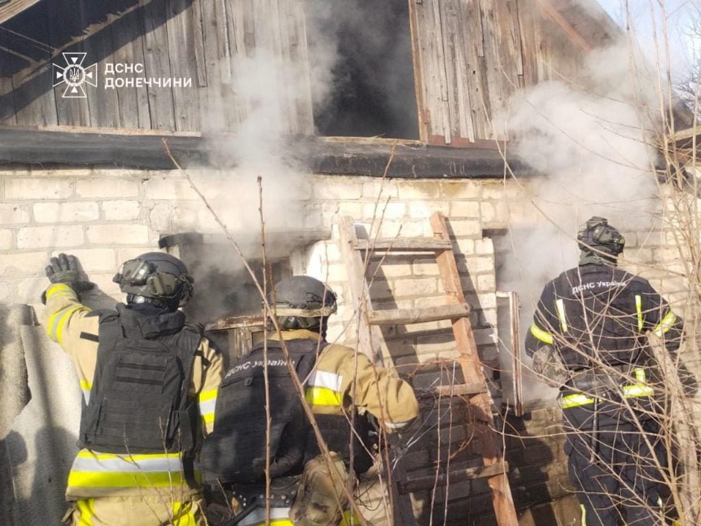 У Слов'янську, Святогорівці та Дружківці палали домогосподарства