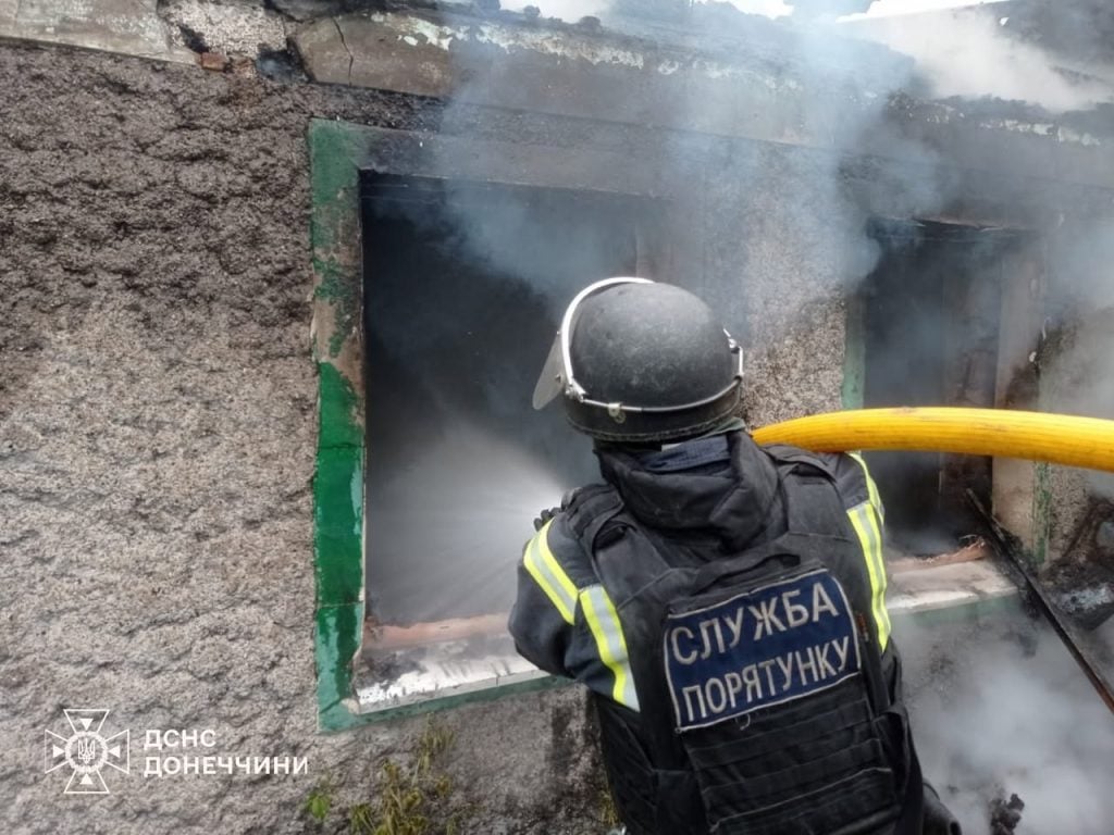 Донеччина, обстріл, пожежі