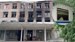 Слов’янськ потрапив під ворожий обстріл: є пошкодження залізничного вокзалу і навчального закладу (фото)