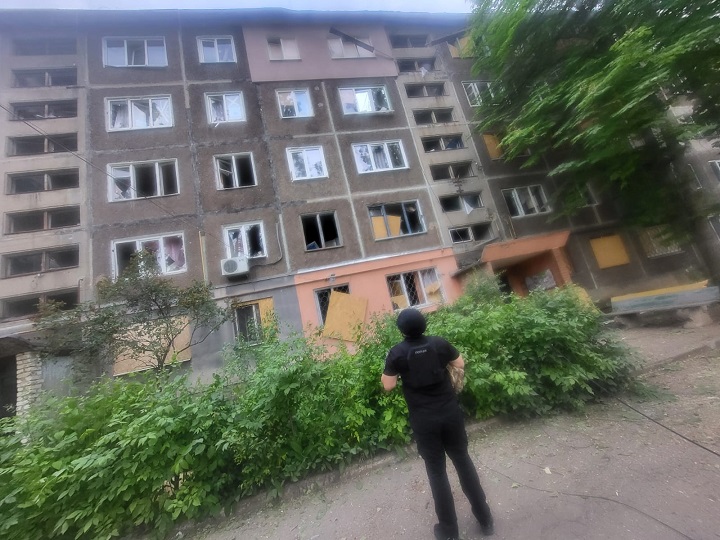 Сьогодні по Костянтинівці росіяни вдарили чотирма ракетами