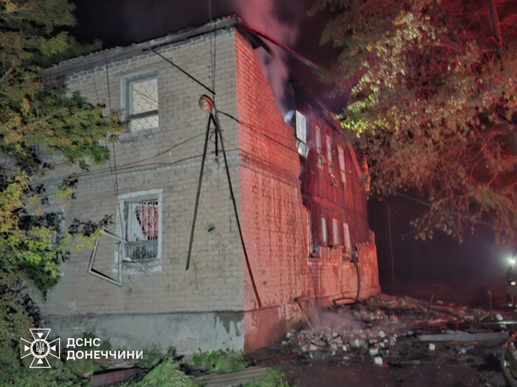 В Краматорском и Покровском районах Донецкой области пылали пожары в результате российских обстрелов