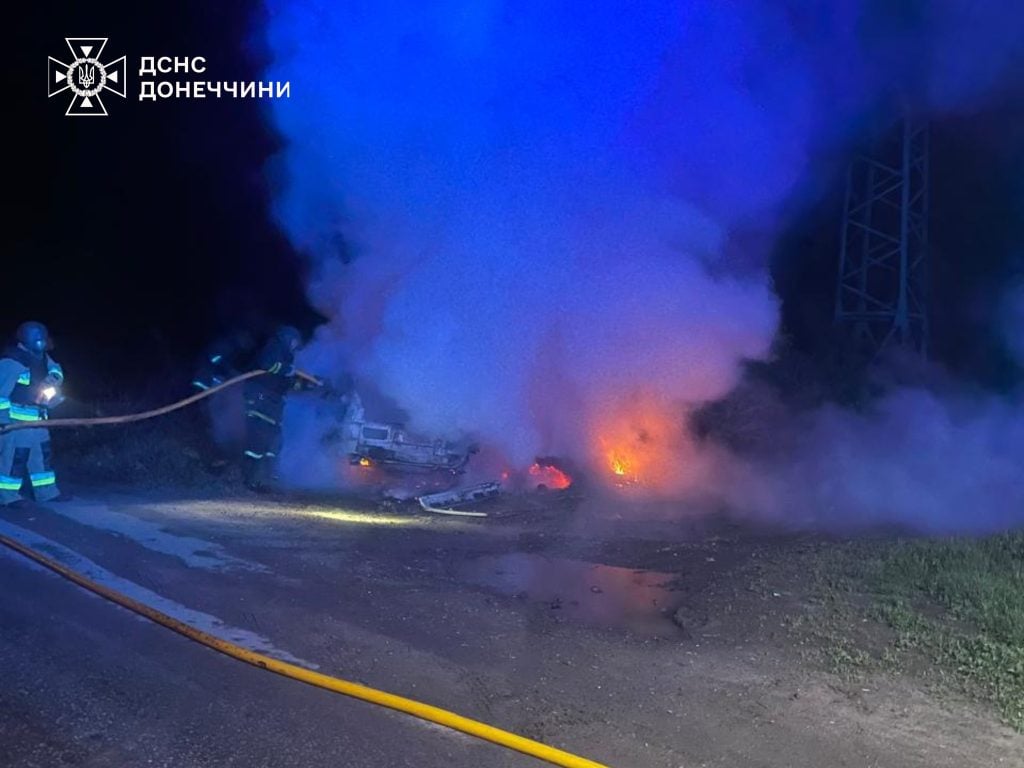 У Краматорську згоріла дев'ятка