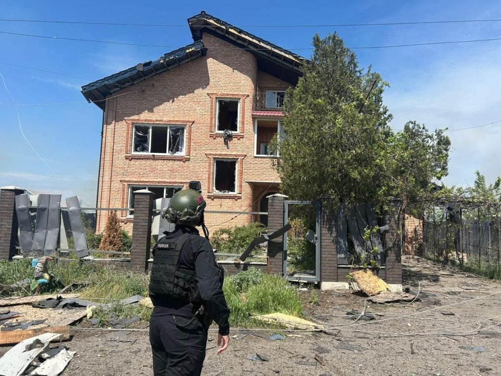 авиаудары по Александро-Калиновому