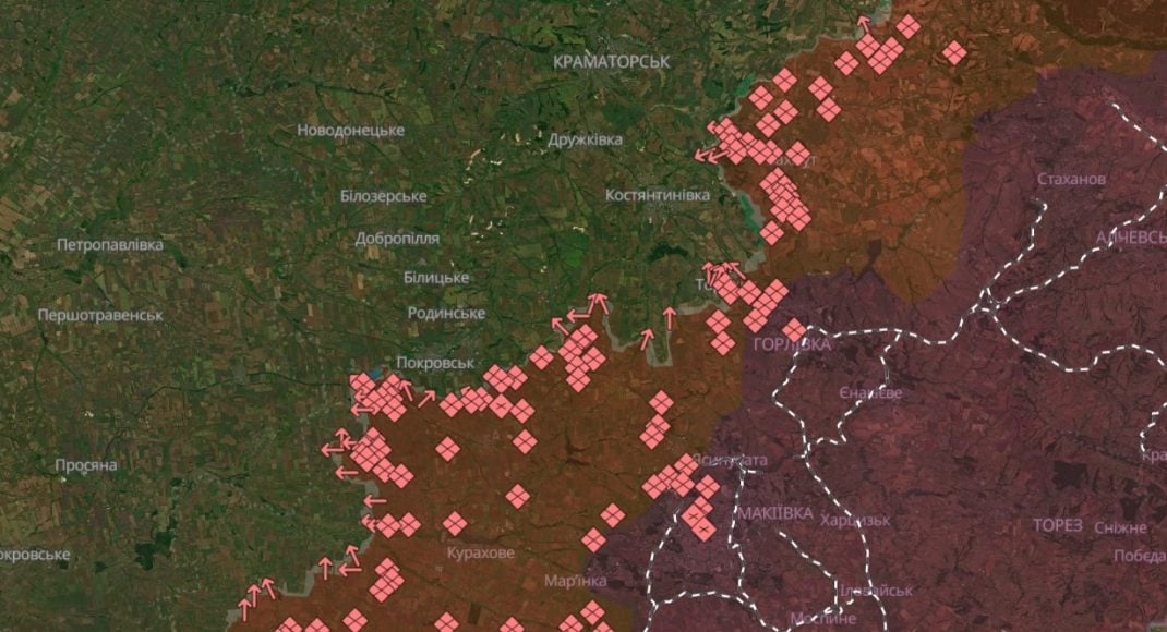 Российская оккупационная армия продвинулась возле нескольких населенных пунктов на Донетчине