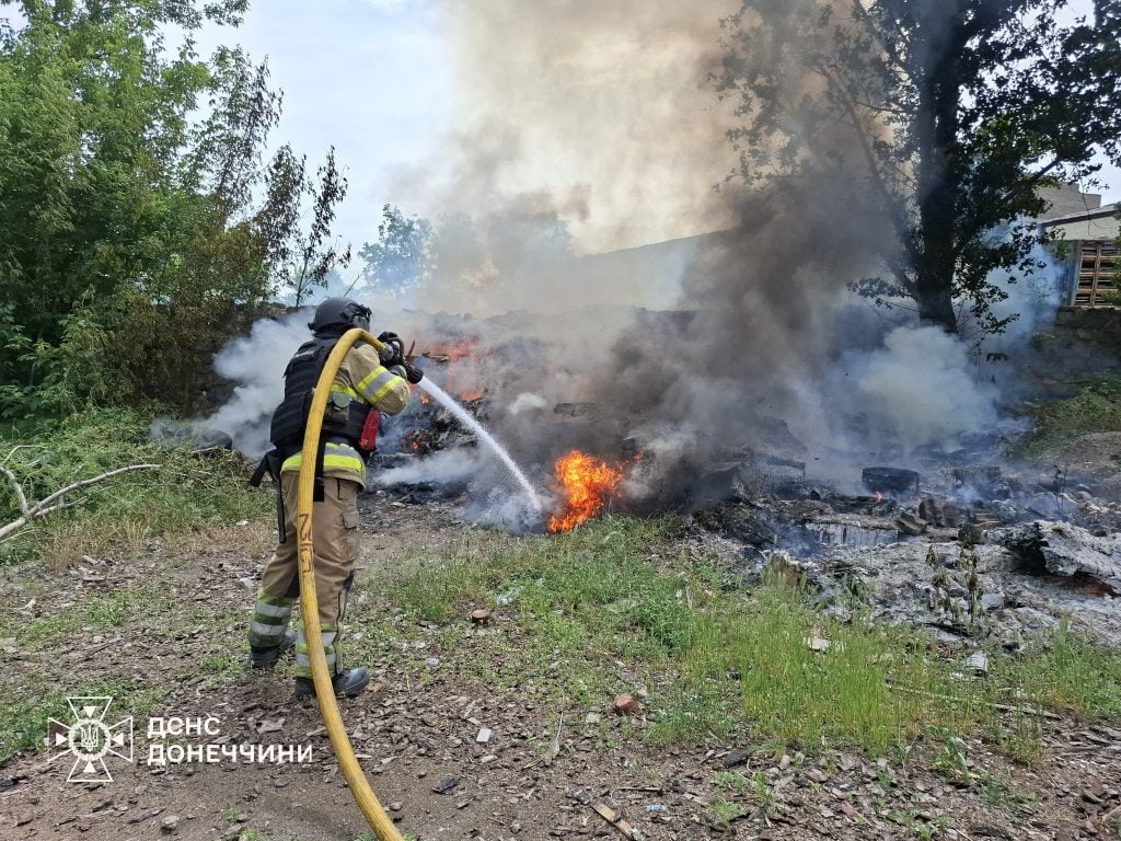 пожежі на донеччині