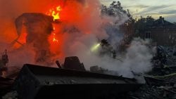 Унаслідок російських обстрілів палали пожежі в Дружківці, Слов'янську та Новодонецькій громаді (фото)